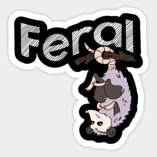 Feral Sticker